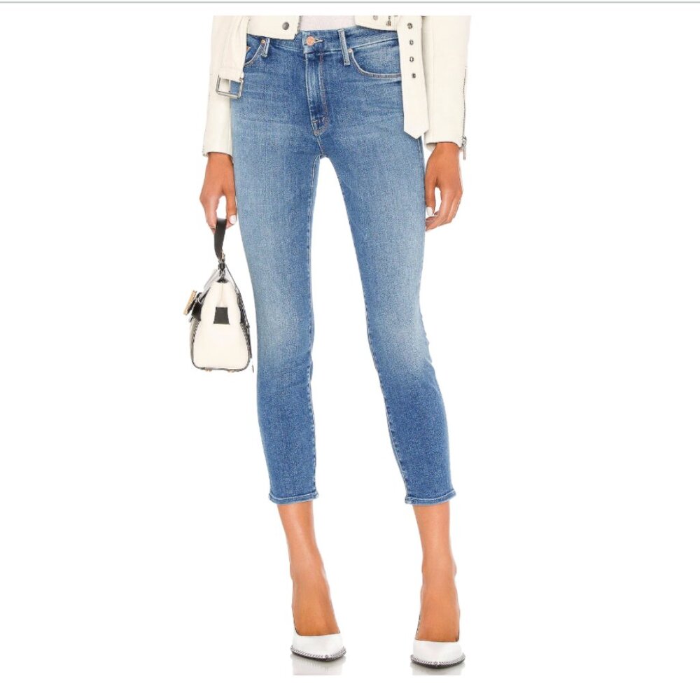 MOTHER Size 27 The Looker Ankle Jeans in Color Hey Sun
